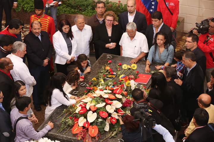 Daniel participa en homenaje a Chávez en el Cuartel de la Montaña